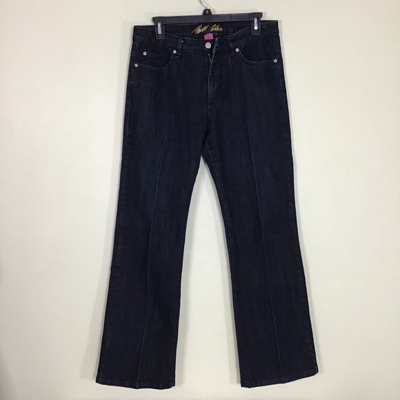 Bill Blass  Women’s Bootcut dark Wash Jeans Size 10 - Picture 2 of 9